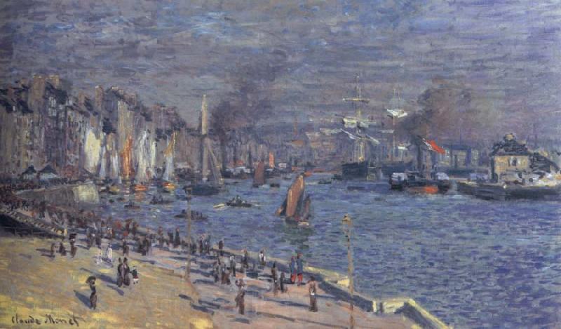 Claude Monet Port of Le Havre Spain oil painting art